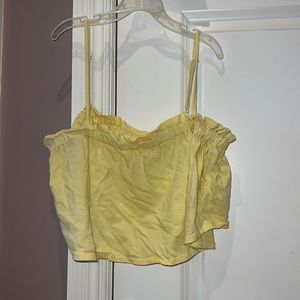 Me to We Yellow Tank Top, Size Medium